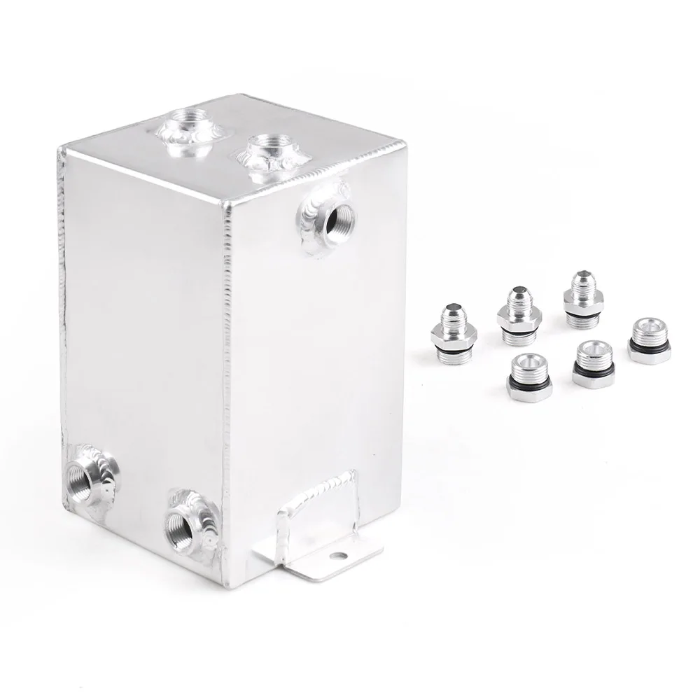 

Гоночный 3 л автомобильный топливный резервуар для перенапряжения алюминия 3 литра вихревая система Универсальный Топливный бак черный