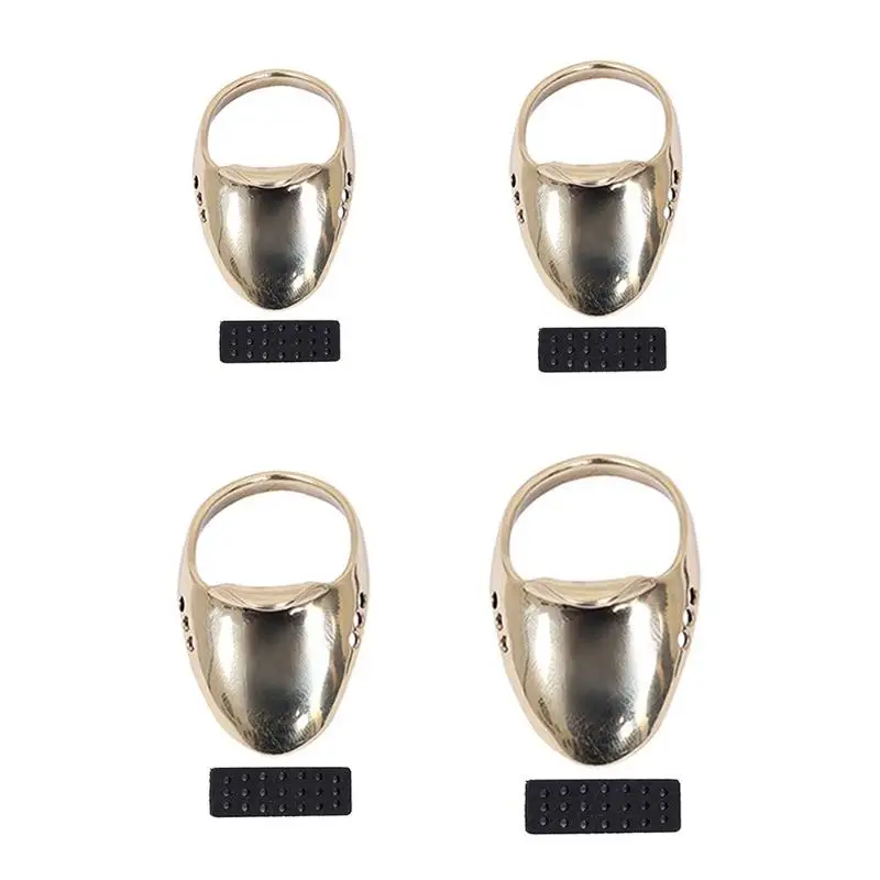 

GXMF Brass Archery Thumb Protective Guard Ring Lightweight Sports Recurve Bow Arrow Trigger Finger Hunting Shooting Equipment