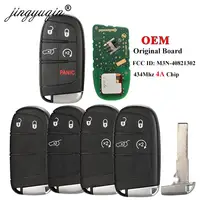 jingyuqin 2/3/4BTN Original Smart Remote Control Key 433mhz 4A Chip Keyless Entry SIP22 for Jeep Renegade Compass M3N-40821302
