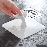 bathroom white whale shape floor drain cover shower accessories lift easily sewer cover pipe dredging silicone water barrier