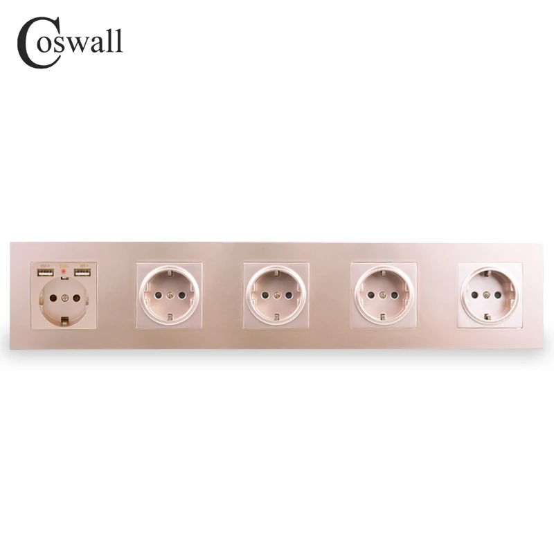 Настенный светильник COSWALL с двумя портами USB для зарядки со скрытым мягким