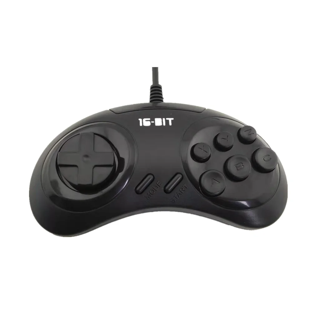 100 шт. 2019 новый высококачественный игровой контроллер для SEGA Genesis 16 битного
