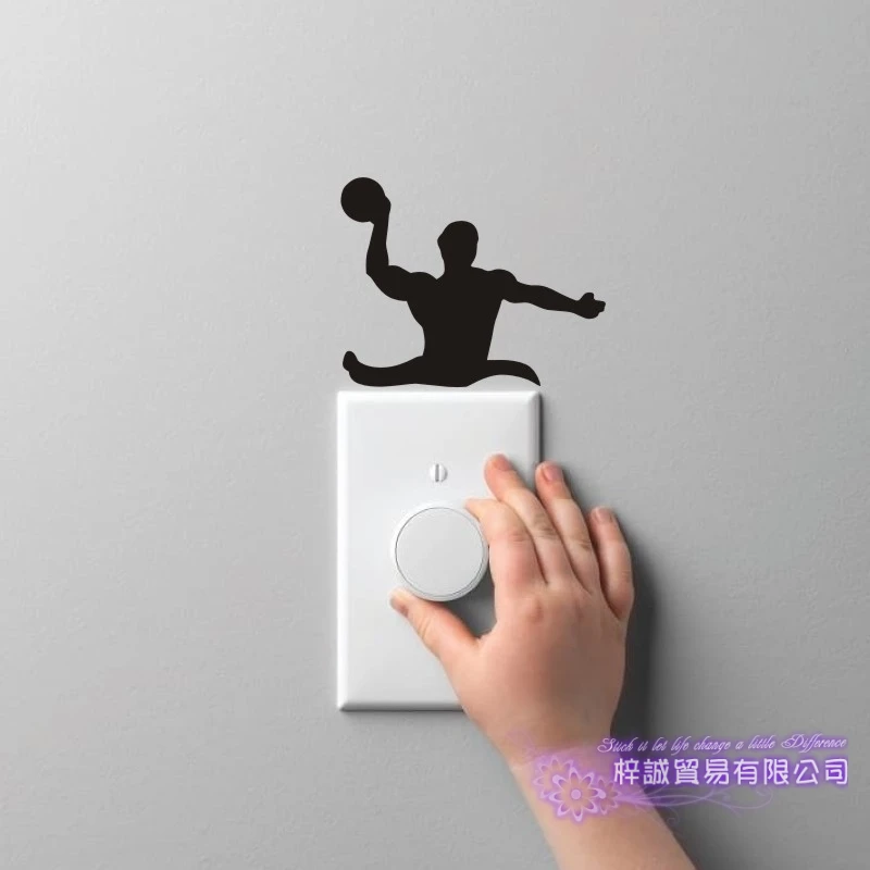 Водное поло наклейка на стену автомобильный переключатель декоры водное