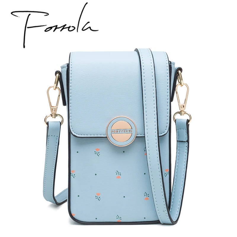 Новейший женский кожаный кошелек на плечо чехол для телефона