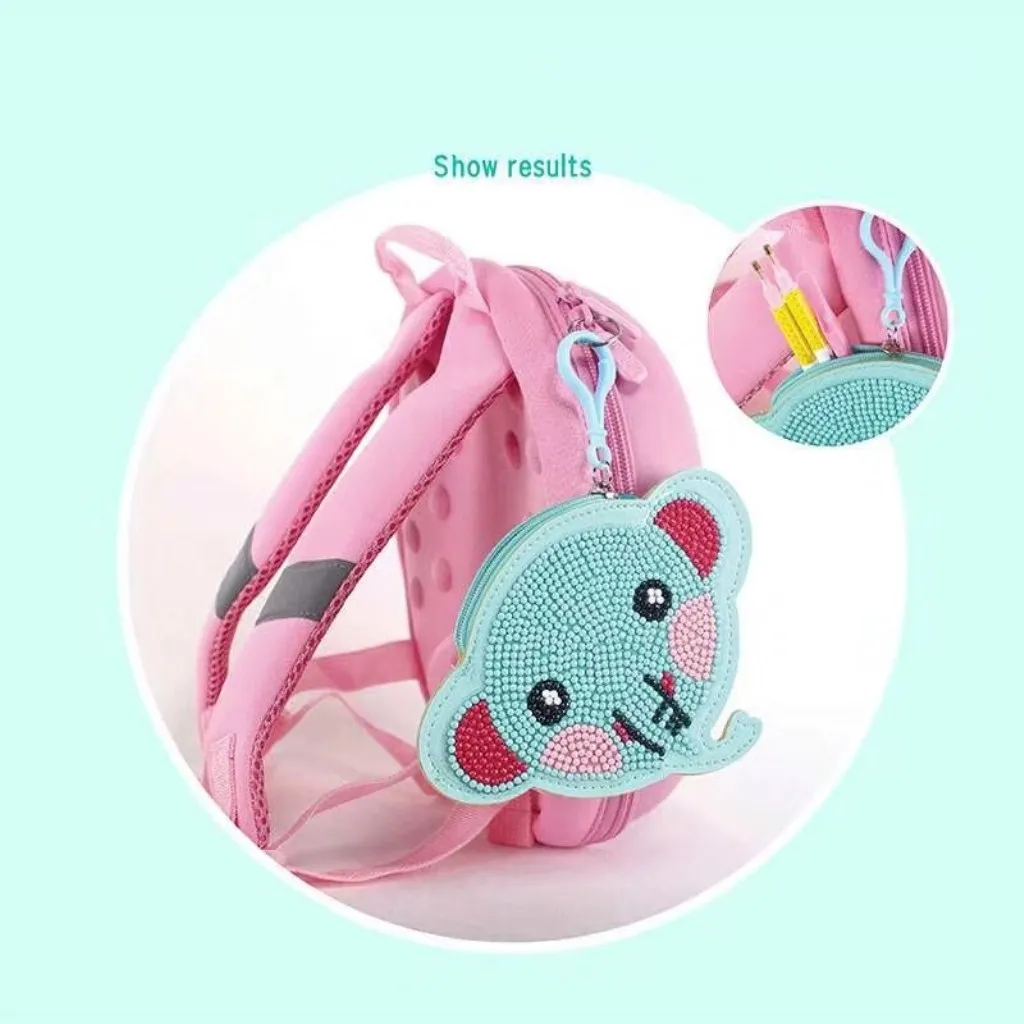 1 шт. брелок кошелек с мультяшными животными|Алмазная мозаика и вышивка| |