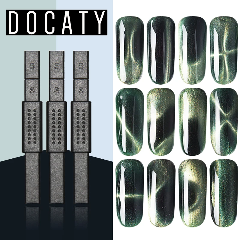 Docaty 3D кошачьи глаза Магнитный брусок магнитная доска Рисование стержней