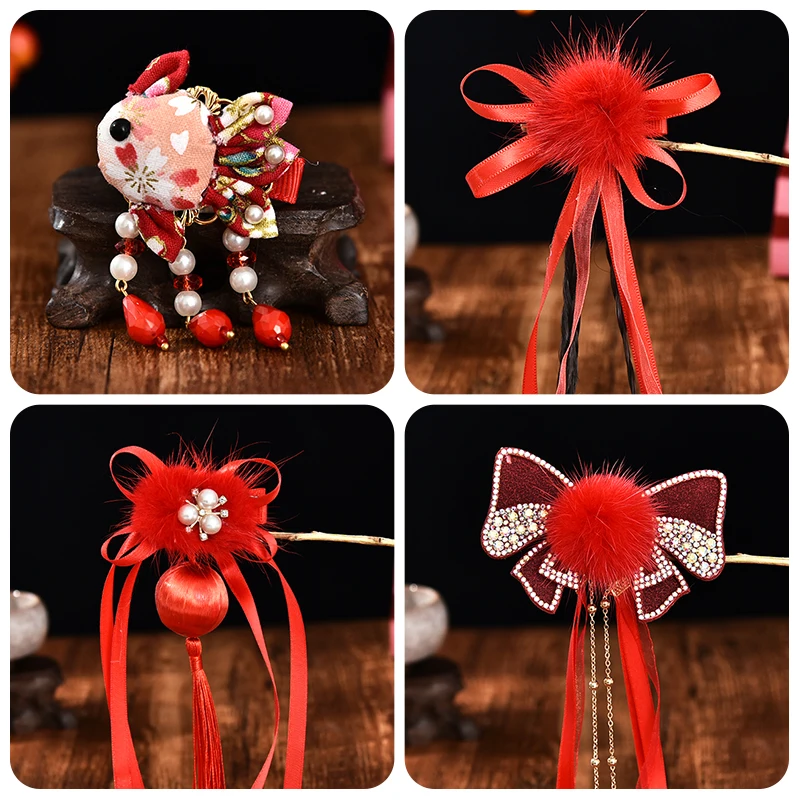 2020 для девочек симпатичный жемчуг кисточкой стример с маленькими пушистыми