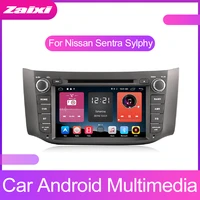 for nissan sentra sylphy 2013 2019 2din accessories car radio android gps navigation multimedia dvd player system stereo video
