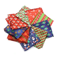 new christmas handkerchief polyester hankie pocket square hand made 22cm womenmen casual party gift tuxedo bow tie accessory
