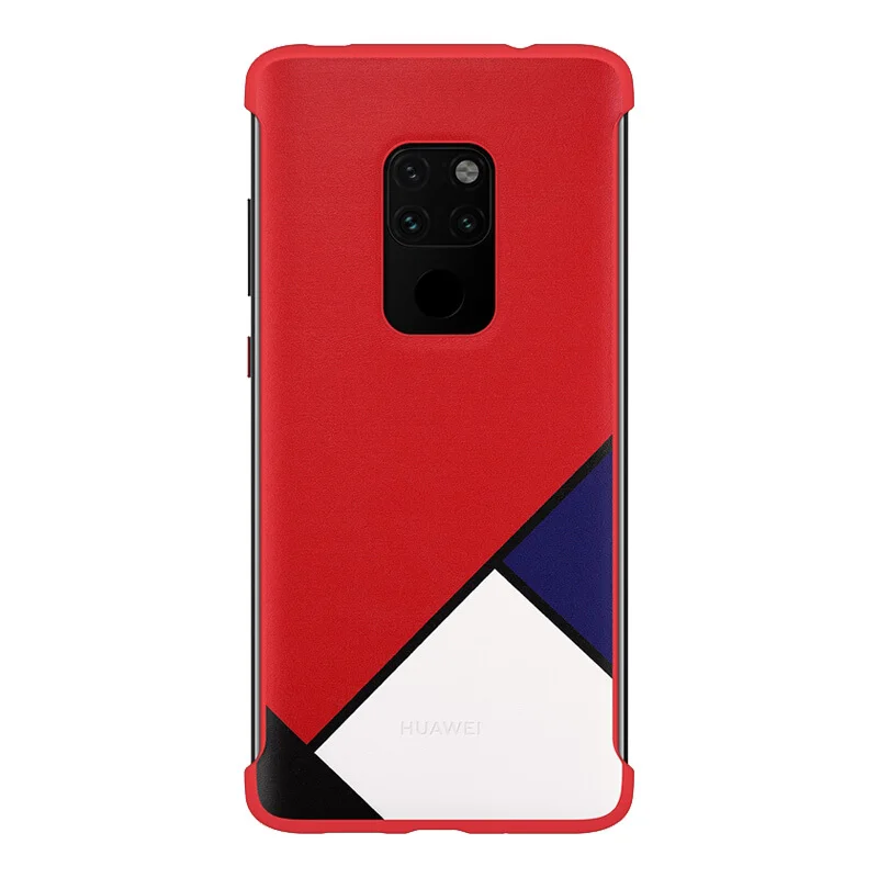 Оригинальный официальный пластиковый чехол для Huawei Mate 20 с абстрактной темой