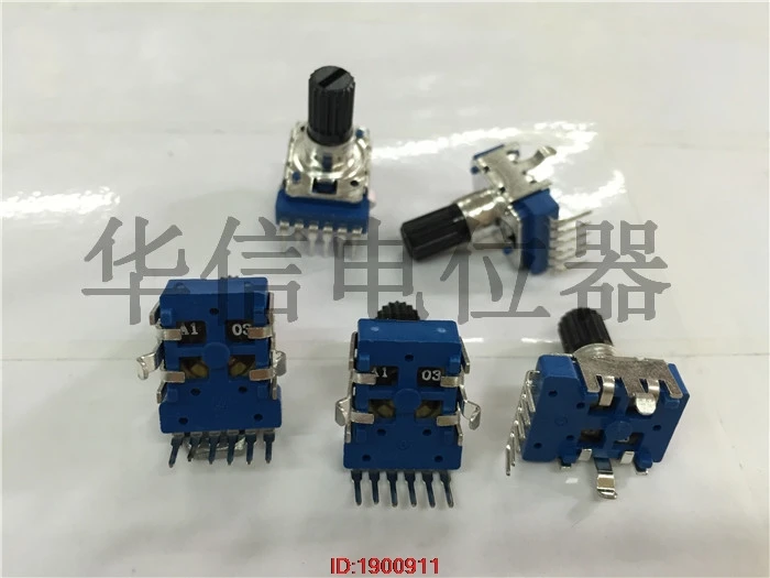 

5pcs/lot R231T Edifier E3100 A103 142 Vertical double potentiometer A10K handle 13MM flower 6 feet