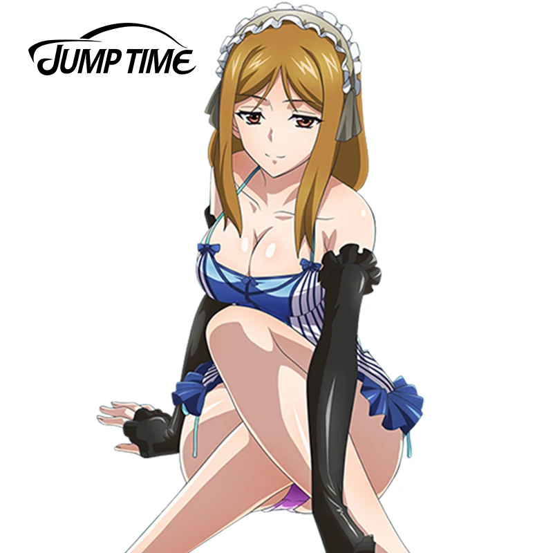 Автомобильная наклейка JumpTime 13 см x 7 аниме школьная виниловая DxD с изображением