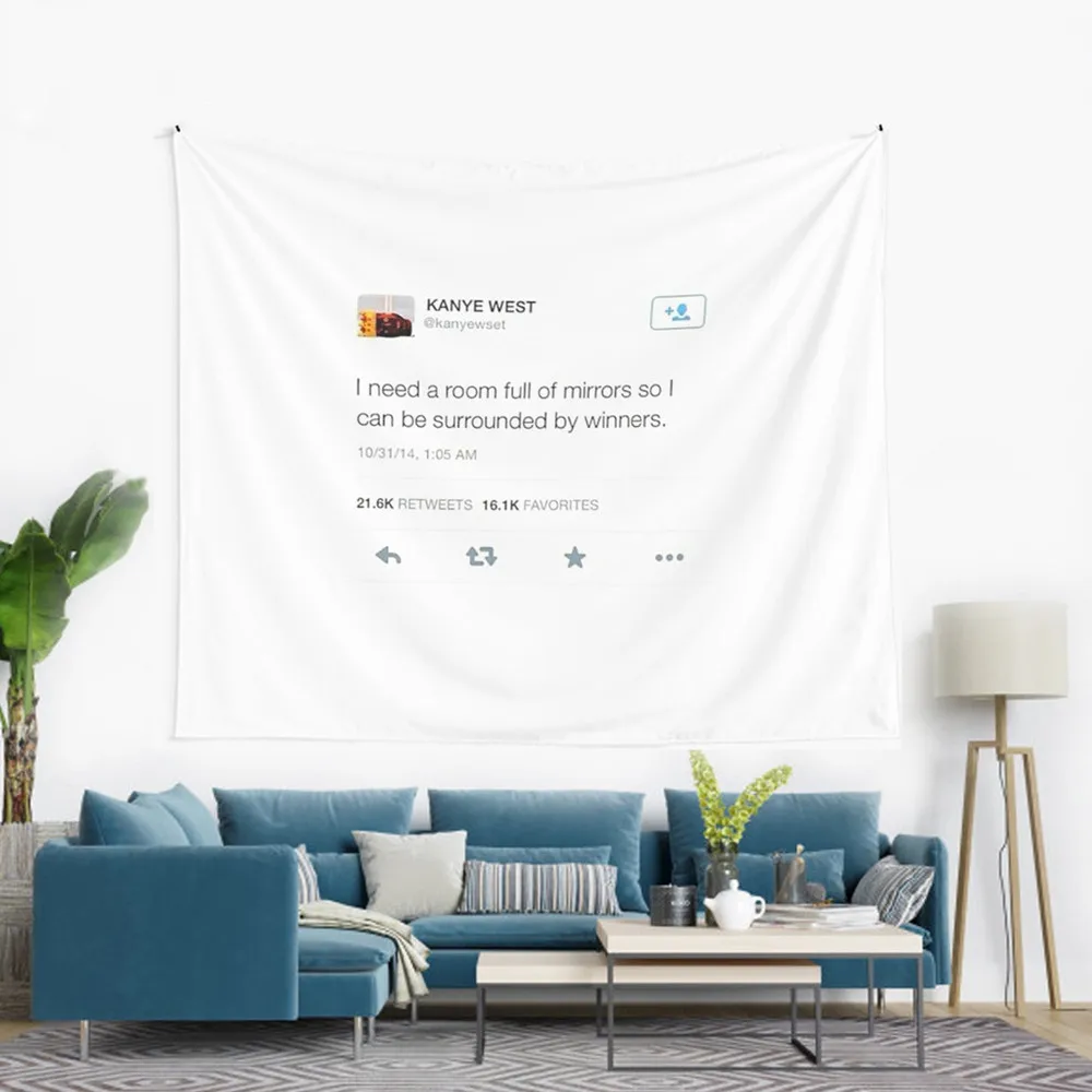 Настенный Гобелен Kanye West украшение с рисунком для комнаты | Дом и сад