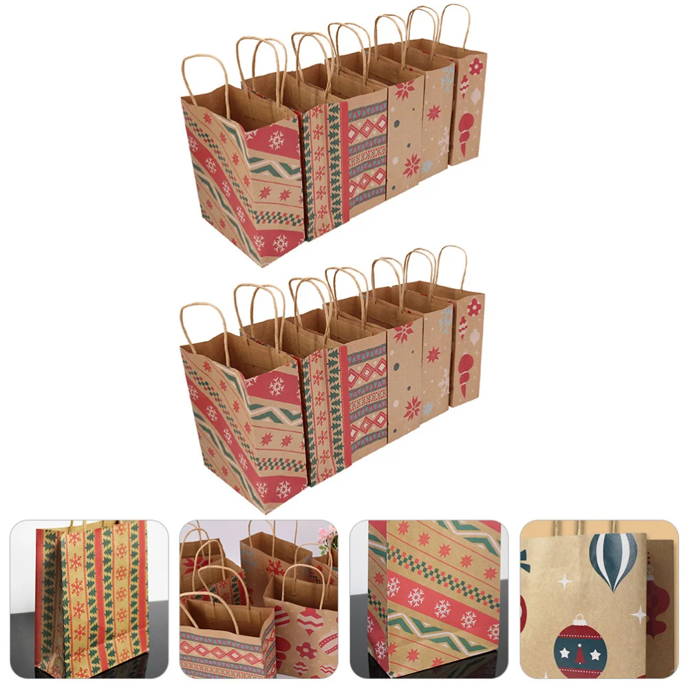 

12Pcs Delicate Carry Bags Gift Storage Containers Crafted Party Storage Bags