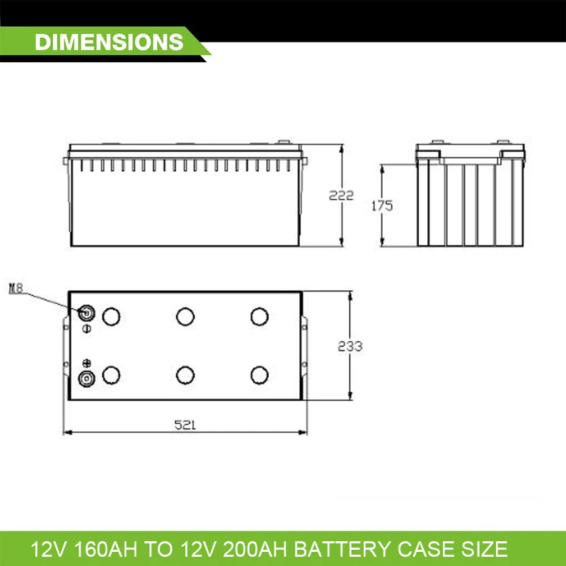 Без налогов батарея для гольфа 12v Power Lifepo4 12V 160ah литий-ионный аккумулятор хранения