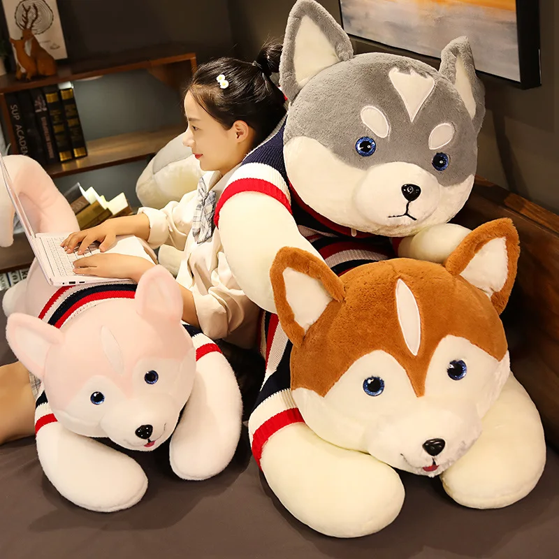 

Kawaii 130cm Large Shiba Inu Dog Plush Toy Stuffed Animal Dog Sleeping Pillow Gift Plush Toy