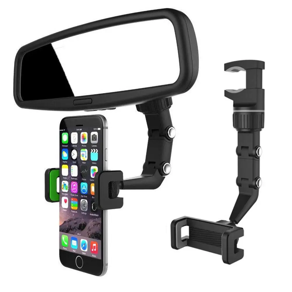 

Multifunction Car Phone Holder 360 Degree Mobile phone Stands Rearview Mirror Sun Visor In Car GPS Navigation Bracket