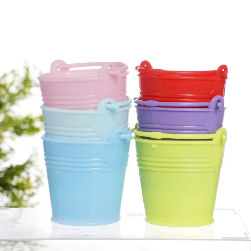 Высококачественное популярное кухонное маленькое пластиковое ведро жестяная