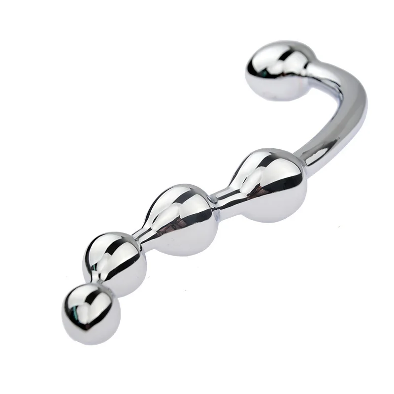 Новые Металлические анальные шарики простаты Массажная волшебная палочка