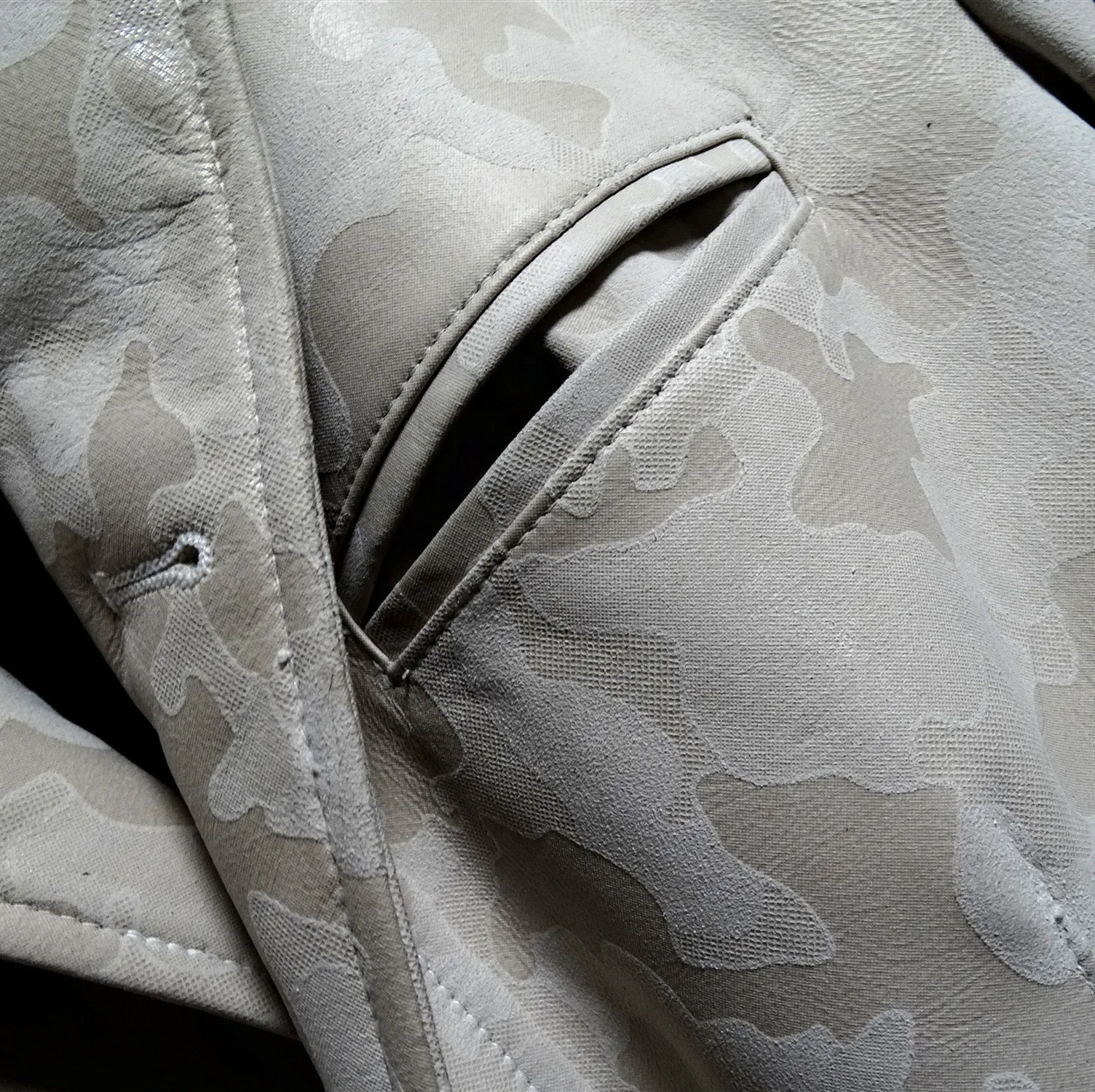 

Only 40 pieces per second! Luxury special craft nubuck sheepskin suit