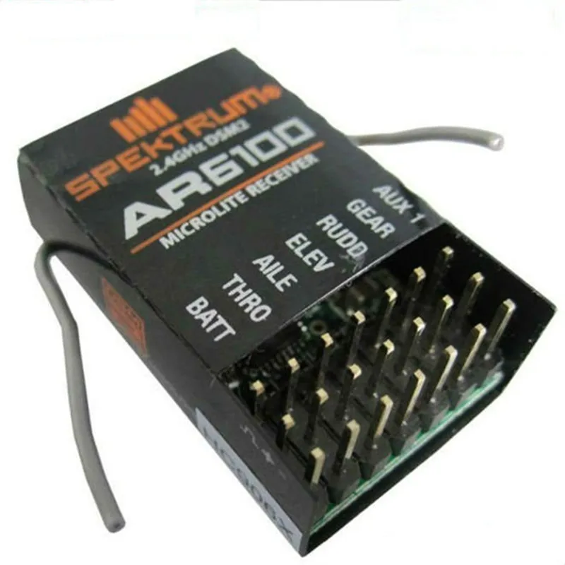 Радиоуправляемый приемник AR6100 DSM2 2 4 ГГц 6 каналов для спектр JR DX6i DX7 DX8 DSX6 DSX7