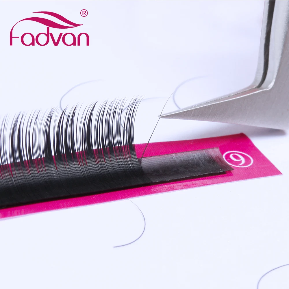 Fadvan Накладные ресницы макияж длинные Индивидуальные для наращивания J/B/C/D/DD