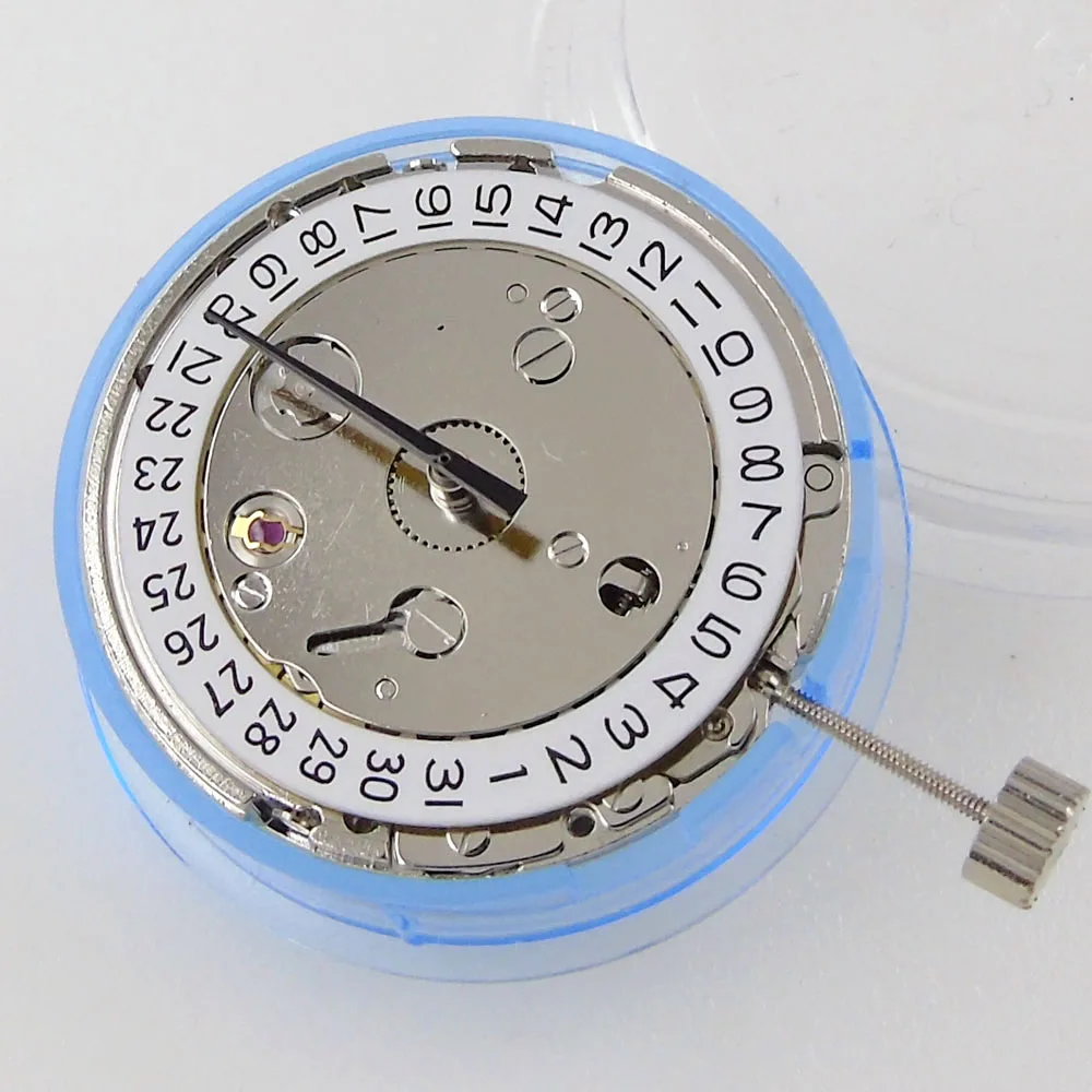 

High Quality Steel ST1612 Mechanical Automatic Watch Movement White Date Circle Calendar Display