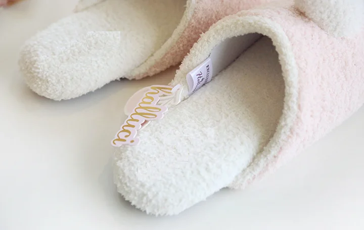 Новинка зимние теплые женские тапочки с фламинго для дома мягкие пушистые