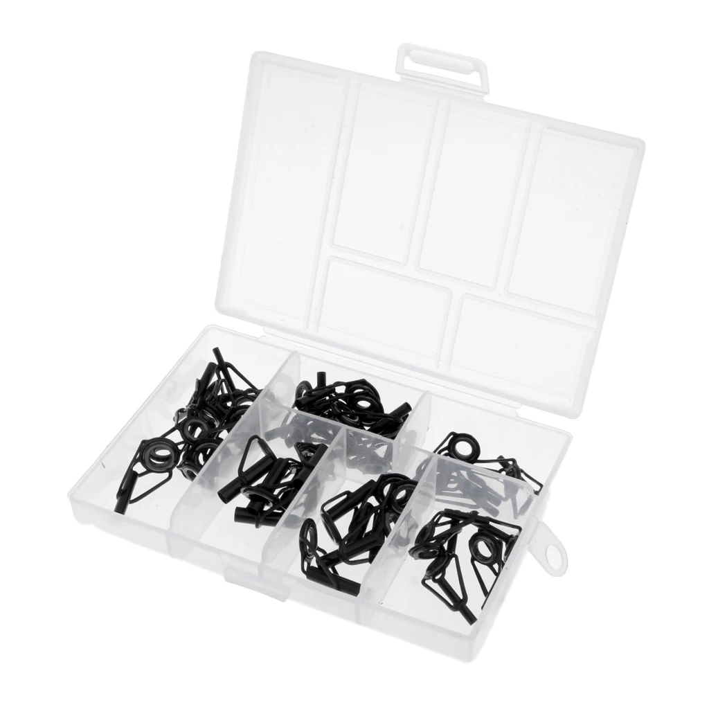 40 шт. направляющие для удочки набор наконечников удочка кольца глаза