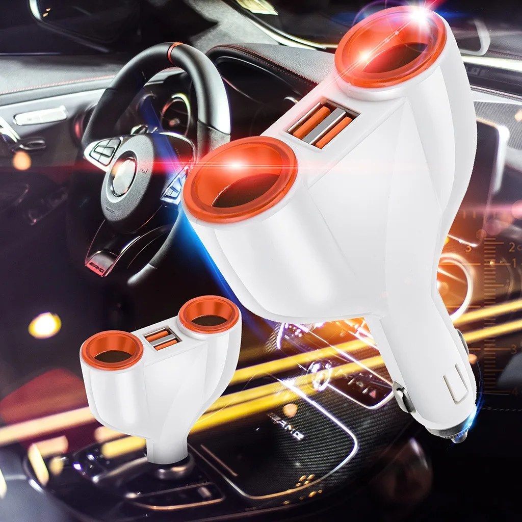 Multi-Function120W розетка для автомобильного прикуривателя сплиттер концентратор