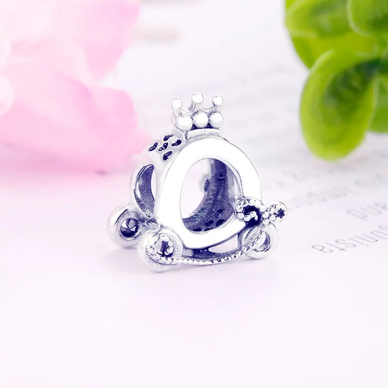 FD1214 Подходит к оригинальному браслету Pandora, 925 пробы, серебряный, для путешествий, кофейная чашка, машина, подвеска, для изготовления бусин, для детского путешествия, Berloque - Цвет: FD1214