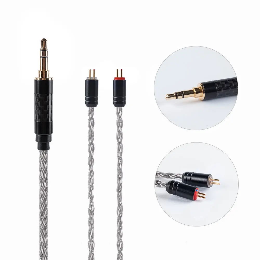 AK Hifihear 16 Core посеребренный кабель 2,5/3,5/4,4 мм Баланс зарядный кабель с MMCX/2pin разъем для TRNX6 ZSX ZS10 PRO AS10 C12/C10