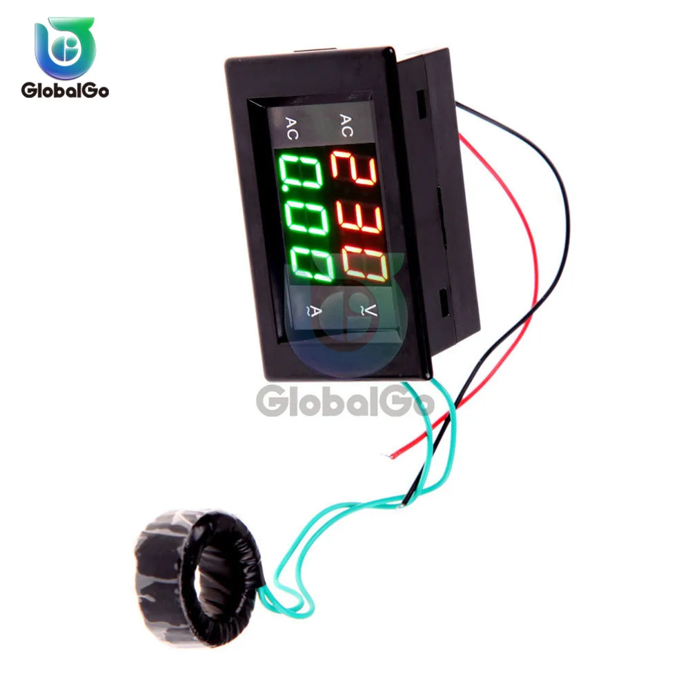 СВЕТОДИОДНЫЙ цифровой двойной дисплей вольтметр амперметр измеритель