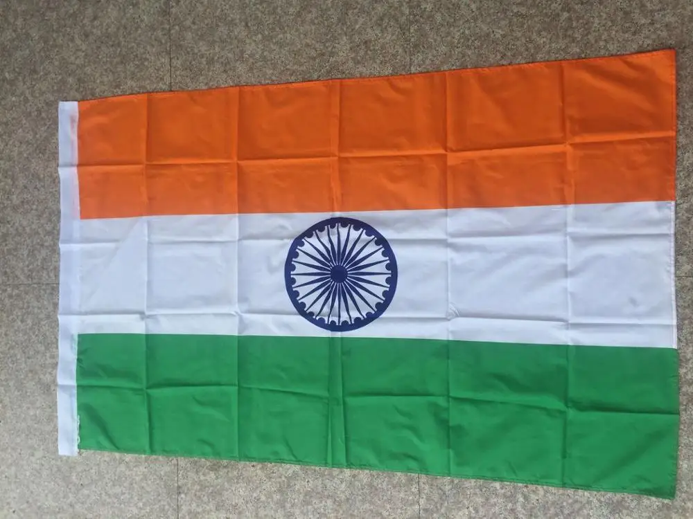 3X5 флаг Индии флаги индийской страны новый баннер полиэстер Flying150 * 90 см Открытый