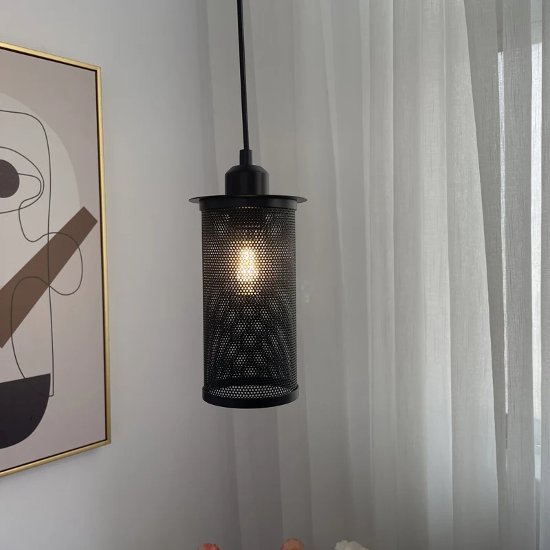 

Simple retro iron industrial wind chandelier restaurant bar coffee shop personality classic American metal mesh Chandelier