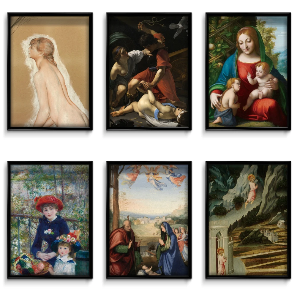 Картина без рамки с классическим принтом картина маслом от Auguste Renoir Современная