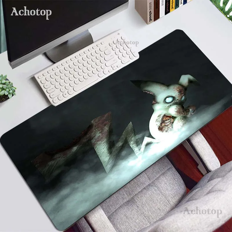 

Cartoon Pokemons Mouse Pad XXL Gaming Rubber Locking Edge Mousepad XXL Large PC Accessories Laptop Padmouse Keyboard Play Mats