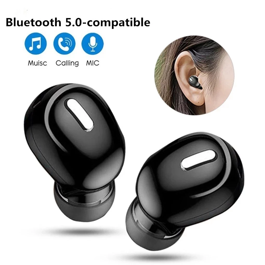 

X9 Mini 5.0 Bluetooth-compatible Earphone Sport Gaming Headset Wireless Headphones Handsfree Stereo Earbuds For All Smart Phones