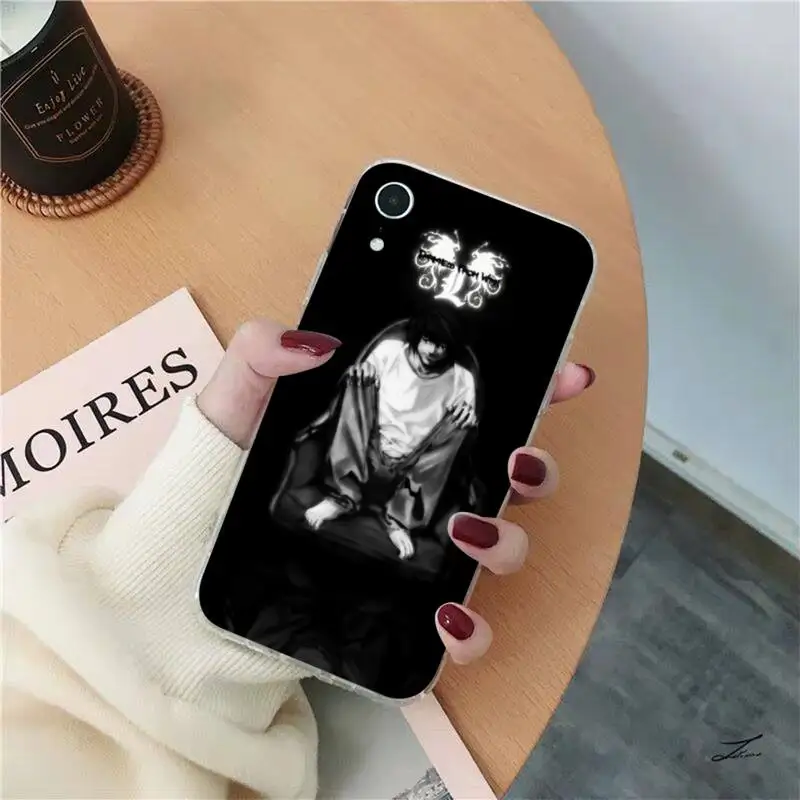 

Yinuoda Death Note Anime Phone Case for iPhone 8 7 6 6S Plus X 5S SE 2020 XR 11 12 pro XS MAX