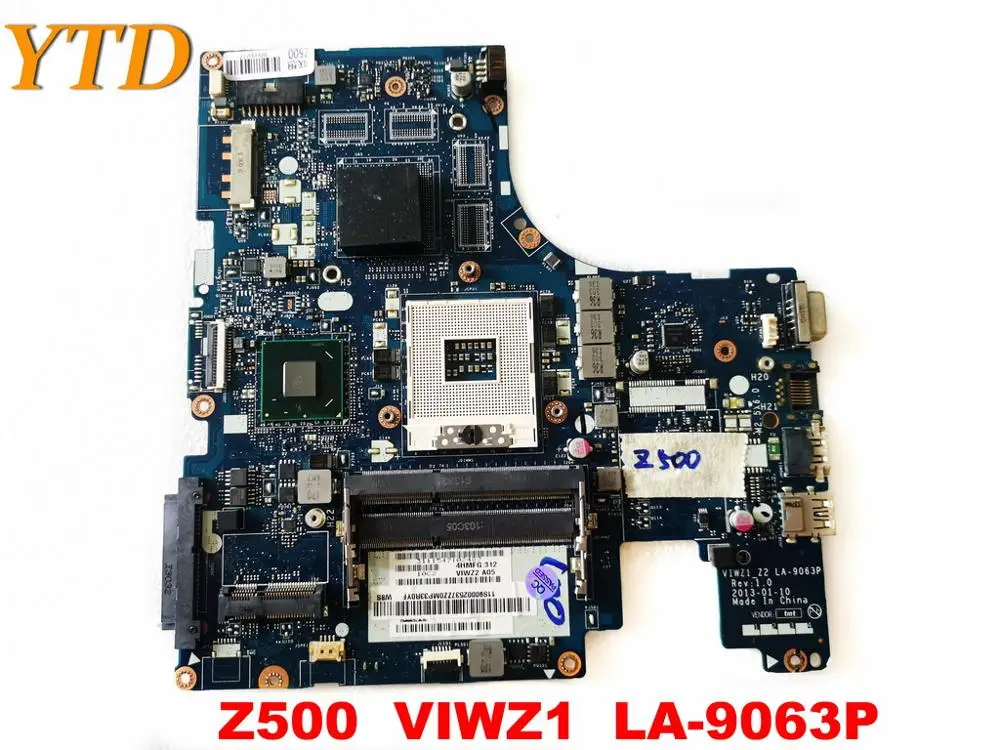 

Original for Lenovo Z500 laptop motherboard Z500 VIWZ1 LA-9063P tested good free shipping