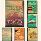 Посетите Японию, Токио, путешествия, винтажные фотообои с рисунком, ретро картина для гостиной, дома, бара, Декор