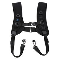 puluz quick release double shoulder harness soft pad decompression foam strap belt for dslr digital cameras