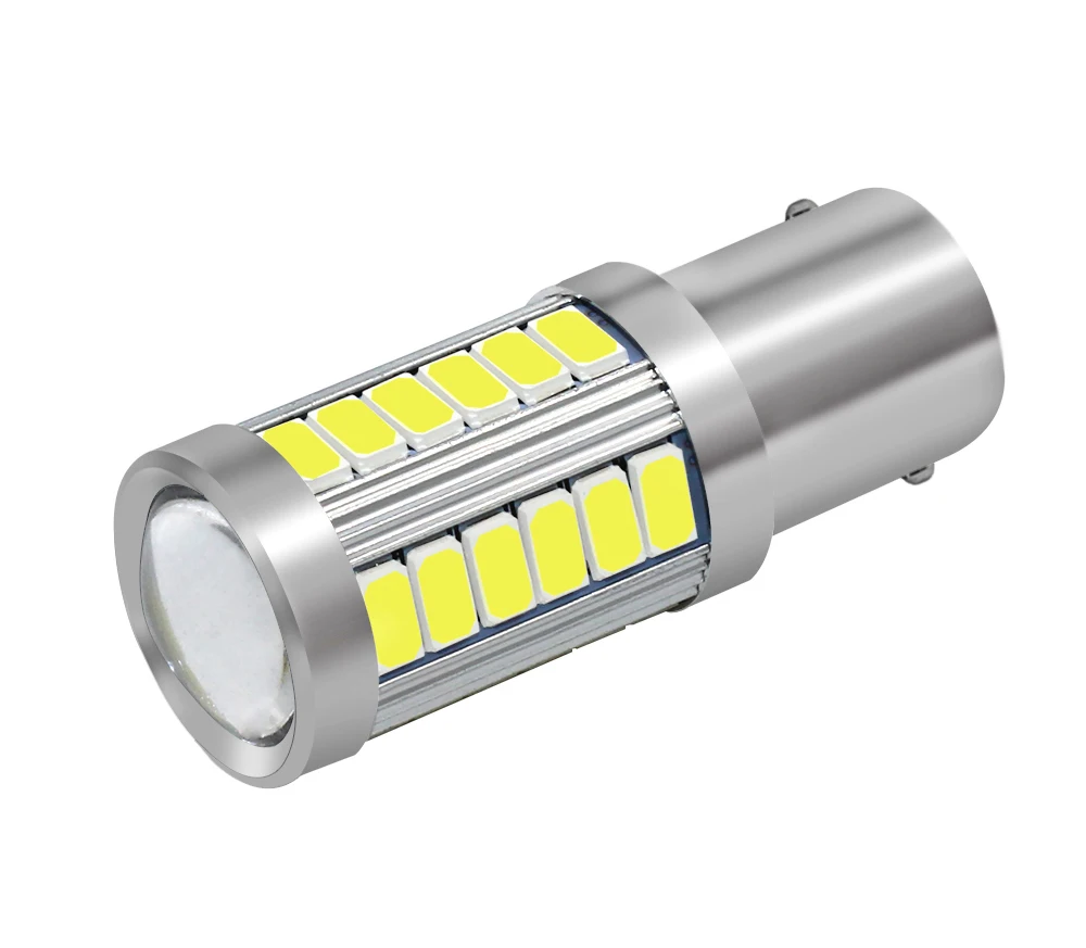1156 1157 P21/5 Вт BAY15D супер яркий 33 SMD 5630 5730 светодиодный стоп-сигнал светильник s противотуманная фара 21/5W Автомобильные фары дневного света светильник стоп лампы 12V
