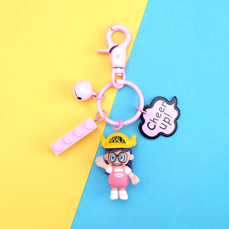 

Arale Fashion Anime Acrylic Key Chains Cartoon Keyring Keychain Pendant Toys Keyholder Unisex Birthday Girl Best Gifts New 2020