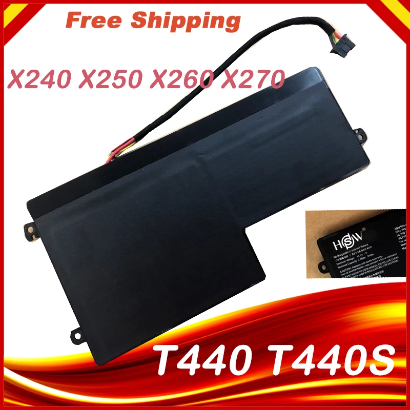 11 1 В 24 Втч Новый внутренний аккумулятор для Lenovo ThinkPad T440 T440S T450 T450S X240 X250 X260 X270 45N1110