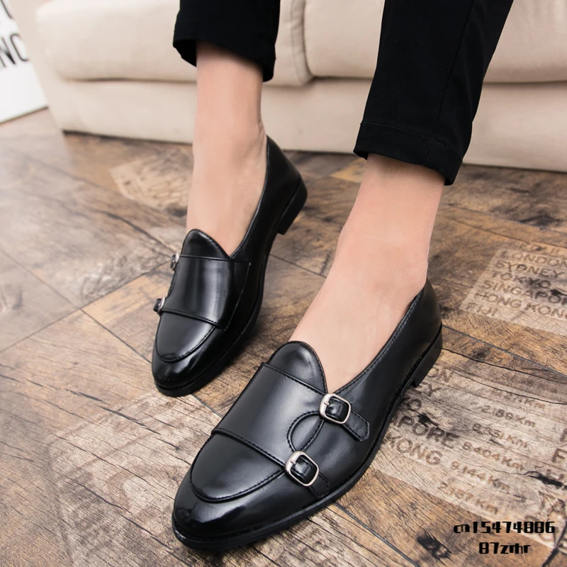 

men shoes casual plus size leather luxury brand adult fashion designer social driving dress moccasins men loafers Zapatos Hombre