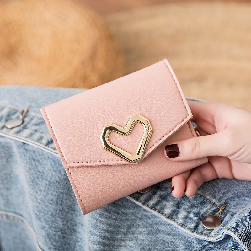 

Women's Short Wallet Practical Tri-fold Change Purse Soft Wallet Passport Case Ladies Card Case Clutch Designer Bag Trend 2021