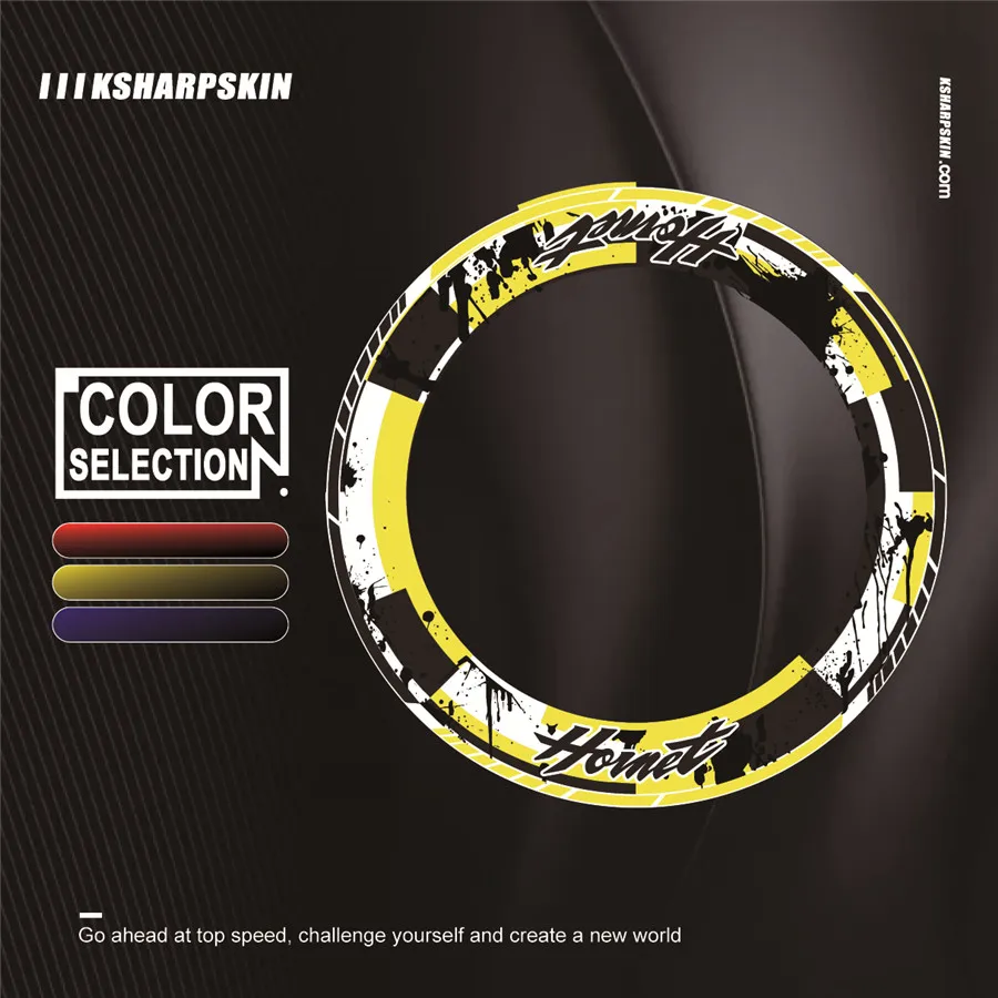 4 х Толстые края внешний обод наклейка полоса колеса Светоотражающие наклейки