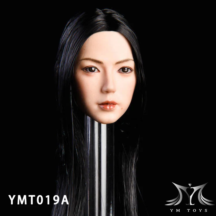 Collellctible YMT019 1:6 весы красивые азиатские женские головы лепить модель jing жажда для 12