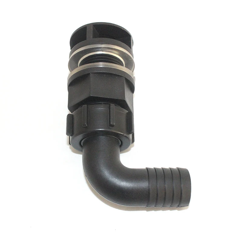 25MM Black NuoNuoWell аквариум локоть переборки разъем 20 мм/25 мм ведра нижний Выход трубы Аквариум Пруд слив фитинг - Цвет: 25MM Black
